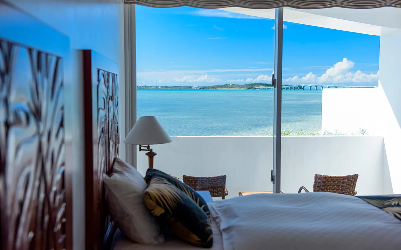 A luxurious beachfront villa on Miyakojima Island